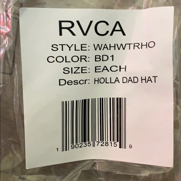 RVCA Tom Gerrard Holla Dad Hat - Picture 9 of 9